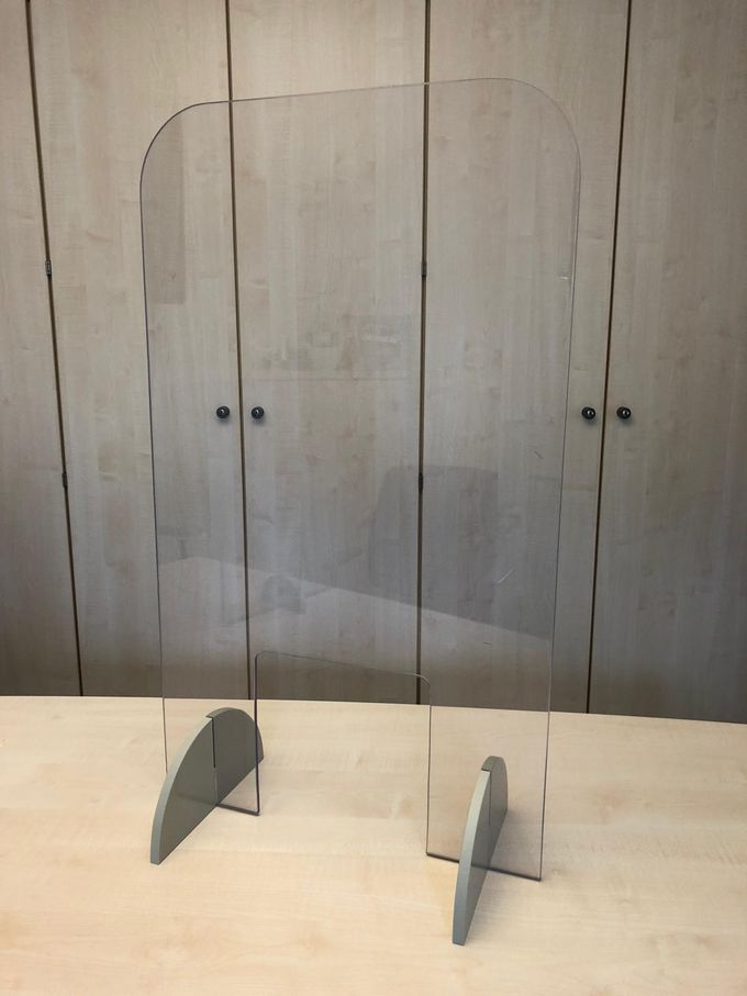 SIMOLUX Infektionsschutzvorrichtung / Protective screen